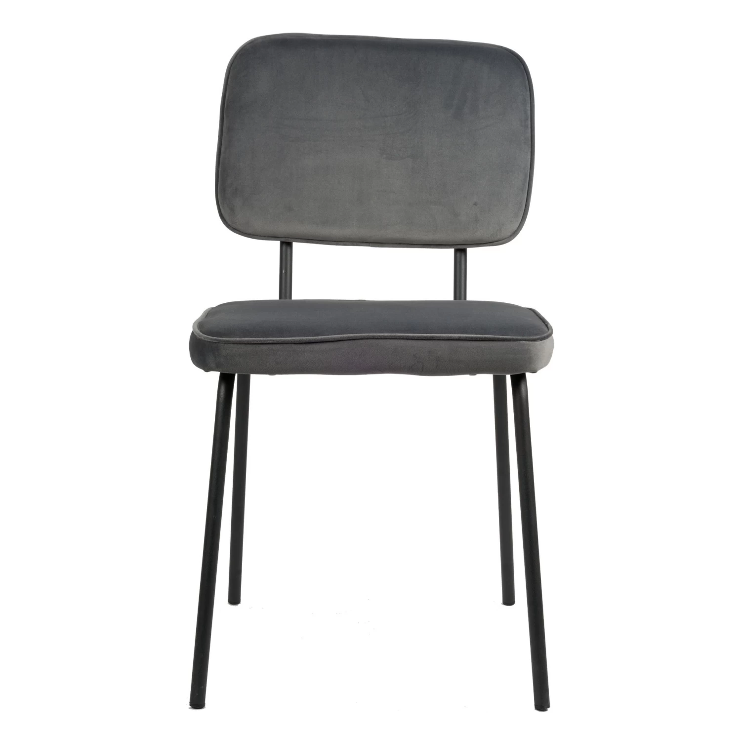 Joe Eetkamerstoel - Grijs | Velvet 5 Joe Eetkamerstoel - Grijs | Velvet - Afbeelding 3