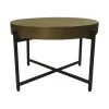 Salontafel - ø70x50- Goud/zwart - Metaal