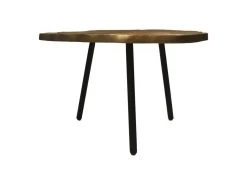 Salontafel - ø65x42- Goud/zwart - Aluminium/metaal -Meubelserie Winkel de kisten koning 107551 2