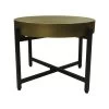 Salontafel - ø50x40- Goud/zwart - Metaal -Meubelserie Winkel de kisten koning 107554 1