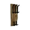 Kapstok Live Edge - 25x13x60 - Naturel - Acaciahout/metaal 2 Kapstok Live Edge - 25x13x60 - Naturel - Acaciahout/metaal -Meubelserie Winkel de kisten koning 107597 1
