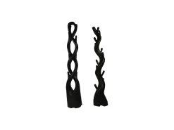 Kapstok Enkel - 30x190 - Zwart - Munggur 11 Kapstok Enkel - 30x190 - Zwart - Munggur -Meubelserie Winkel de kisten koning 107602 5