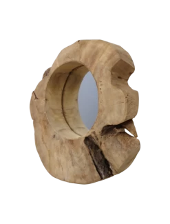 Wandspiegel Kecik - 30x30 - Naturel - Teak/glas 12 Wandspiegel Kecik - 30x30 - Naturel - Teak/glas -Meubelserie Winkel de kisten koning 107856 3