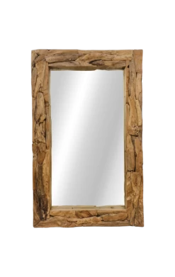 Wandspiegel Root - 240x140 Cm - Teak Wortelhout