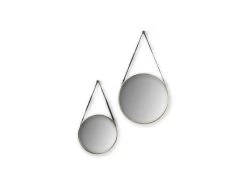 Ronde Wandspiegel Met Riem - ø45 Cm - Antique Gold/zwart -Meubelserie Winkel de kisten koning 107871 4