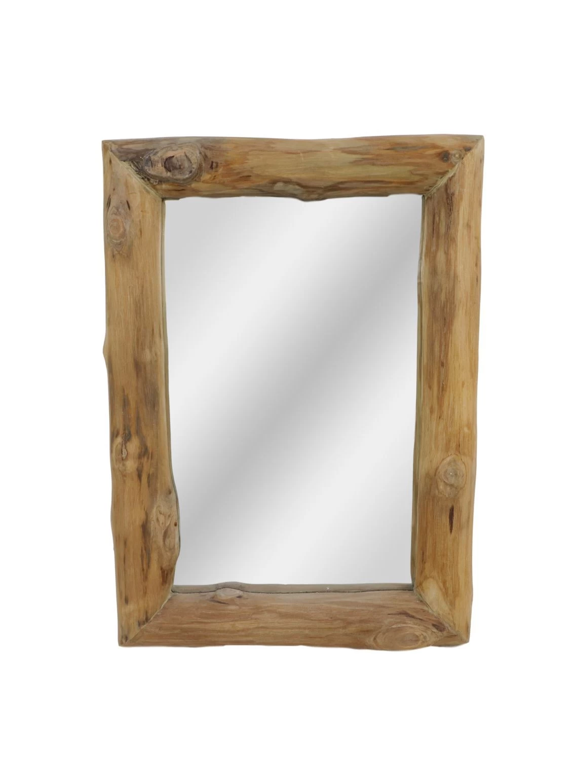 Wandspiegel - 50x70 Cm - Teakhout 3 Wandspiegel - 50x70 Cm - Teakhout