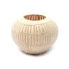 De Coconut Stripe Kaarshouder - Naturel -Meubelserie Winkel de kisten koning 107914 1