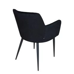 Eetkamerstoel Velvet Fluweel Rose - Velvet Zwart -Meubelserie Winkel de kisten koning 107982 7