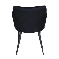 Eetkamerstoel Velvet Fluweel Rose - Velvet Zwart -Meubelserie Winkel de kisten koning 107982 8