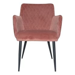 Eetkamerstoel Velvet Fluweel Rose - Velvet Roze 14 Eetkamerstoel Velvet Fluweel Rose - Velvet Roze -Meubelserie Winkel de kisten koning 107986 4