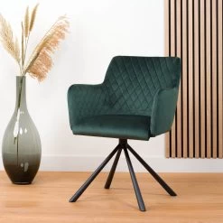 Eetkamerstoel 180 Graden Draaibaar Rose