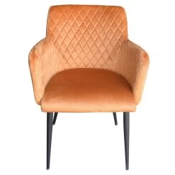 Eetkamerstoel Velvet Fluweel Rose - Velvet Oranje -Meubelserie Winkel de kisten koning 107989 5