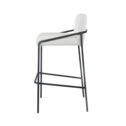 Barkruk Metaal 75 Cm Teddystof LEV -Meubelserie Winkel de kisten koning 108034 3