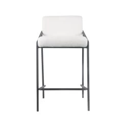 Barkruk Metaal 65 Cm Teddystof LEV -Meubelserie Winkel de kisten koning 108062 3