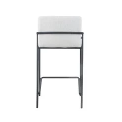 Barkruk Metaal 65 Cm Teddystof LEV -Meubelserie Winkel de kisten koning 108062 5