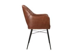 Gasly Leren Stoel Cognac 58x60x95 Cm -Meubelserie Winkel de kisten koning 108153 4