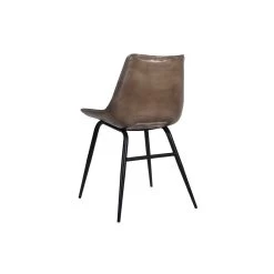 2-Delige Spa Leren Stoel Olijf 46x52x80 Cm -Meubelserie Winkel de kisten koning 108156 3