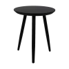 Bijzettafel Zurich - ø40x50 - Zwart - Acaciahout/ijzer -Meubelserie Winkel de kisten koning 108168 1