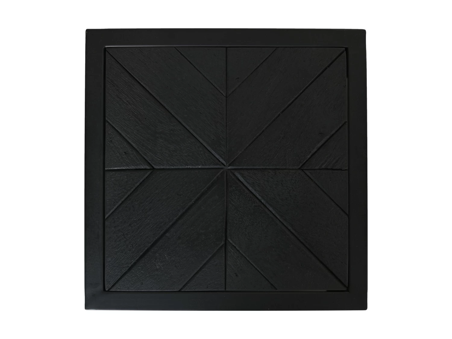 Plantenstandaard Verona - 35x35x90/30x30x75/25x25x60 - Zwart- Mangohout/ijzer 6 Plantenstandaard Verona - 35x35x90/30x30x75/25x25x60 - Zwart- Mangohout/ijzer - Afbeelding 4