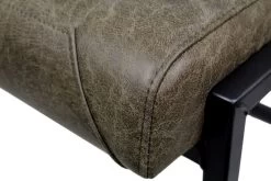 Eetkamerstoel Texas Set Van 2 - Army Green - Yachtleder/metaal - 55x50x85 Cm -Meubelserie Winkel de kisten koning 108242 5