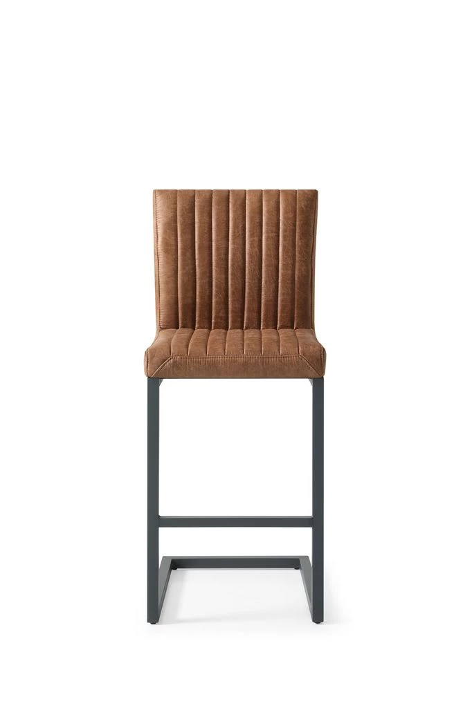 Barkruk Texas Set Van 2 - Cognac - Yachtleder/metaal - 48x55x112 Cm 4 Barkruk Texas Set Van 2 - Cognac - Yachtleder/metaal - 48x55x112 Cm - Afbeelding 2