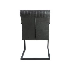 Eetkamerstoel Texas Met Armleuning Set Van 2 - Graphite - Yachtleder - 55x50x85 Cm -Meubelserie Winkel de kisten koning 108264 4
