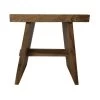 Kruk - Naturel - Teak - 45x35x45 Cm -Meubelserie Winkel de kisten koning 108269 1