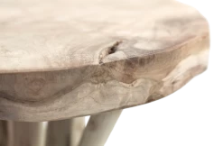 Kruk Branch - Licht Teakhout - ø35 Cm -Meubelserie Winkel de kisten koning 108278 3