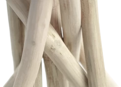 Kruk Branch - Licht Teakhout - ø35 Cm -Meubelserie Winkel de kisten koning 108278 4