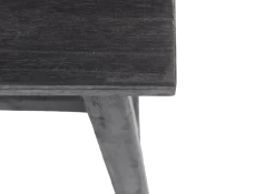 Decoratieve Kruk Lawas - Zwart - Teak - 50x27x46 -Meubelserie Winkel de kisten koning 108279 5