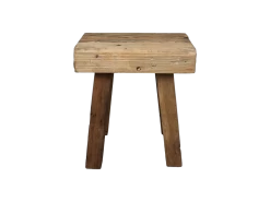 Kruk Napels - Massief Teakhout - 40 Cm