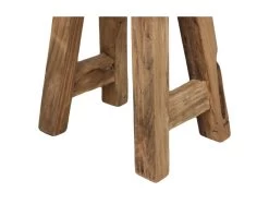 Kruk Napels - Massief Teakhout - 40 Cm -Meubelserie Winkel de kisten koning 108280 5