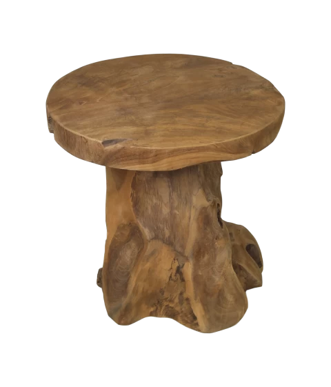 Kruk Root - Naturel - Teak Wortelhout - ø40x41 3 Kruk Root - Naturel - Teak Wortelhout - ø40x41