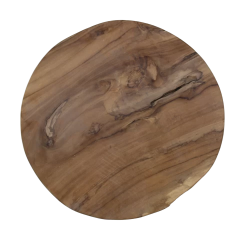 Kruk - Teak - ø40 Cm 7 Kruk - Teak - ø40 Cm - Afbeelding 5