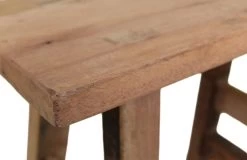 Decoratieve Kruk - Naturel - Oud Teakhout - 50x23x45 Cm 9 Decoratieve Kruk - Naturel - Oud Teakhout - 50x23x45 Cm -Meubelserie Winkel de kisten koning 108288 4