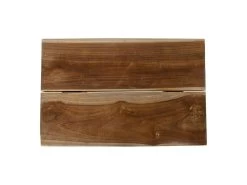 Kruk Voor Buiten - Naturel - Teak - 45x29x45 Cm -Meubelserie Winkel de kisten koning 108290 4
