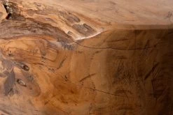 Kruk Block - Blank - Teak - ø30 Cm -Meubelserie Winkel de kisten koning 108293 3