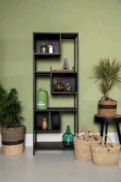 Open Vakkenkast Manhattan - 65x35x175 Cm -Meubelserie Winkel de kisten koning 108332 5