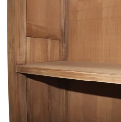 Boekenkast Met Trap - Blank - Teak -Meubelserie Winkel de kisten koning 108344 3