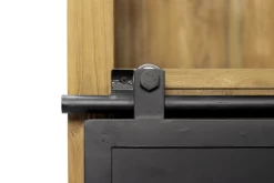 Wijnkast Blackburn - Reclaimed Teak - 84x177 Cm -Meubelserie Winkel de kisten koning 108345 4