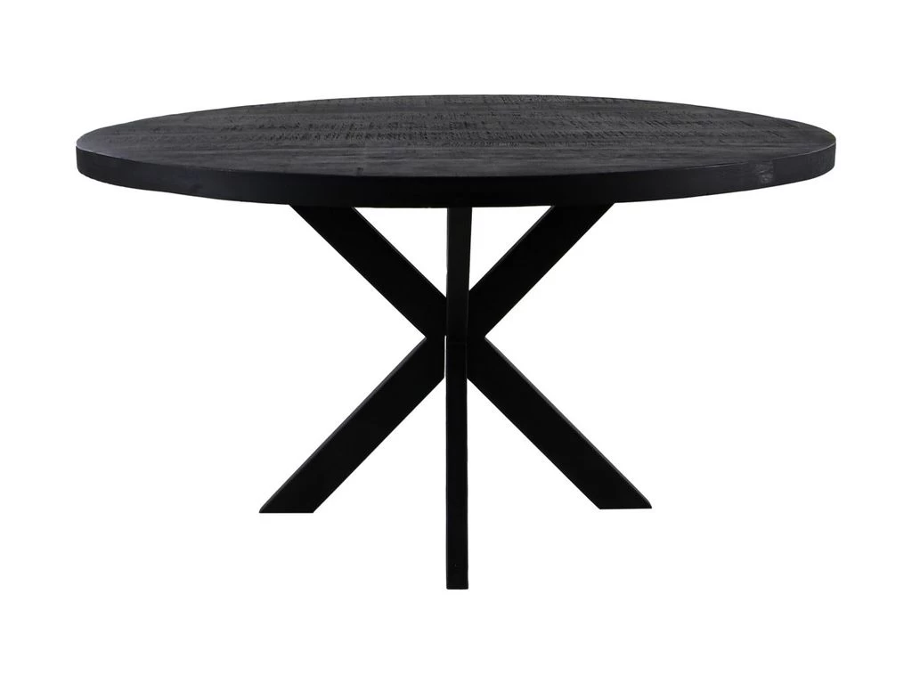 Ronde Eettafel Melbourne - Zwart - ø120x76 Cm 3 Ronde Eettafel Melbourne - Zwart - ø120x76 Cm