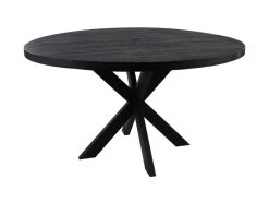 Ronde Eettafel Melbourne - Zwart - ø120x76 Cm 8 Ronde Eettafel Melbourne - Zwart - ø120x76 Cm -Meubelserie Winkel de kisten koning 108349 2
