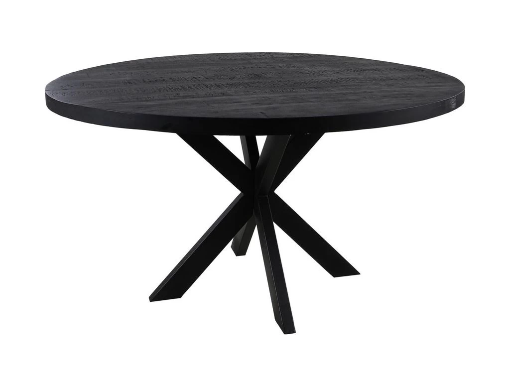 Ronde Eettafel Melbourne - Zwart - ø120x76 Cm 4 Ronde Eettafel Melbourne - Zwart - ø120x76 Cm - Afbeelding 2