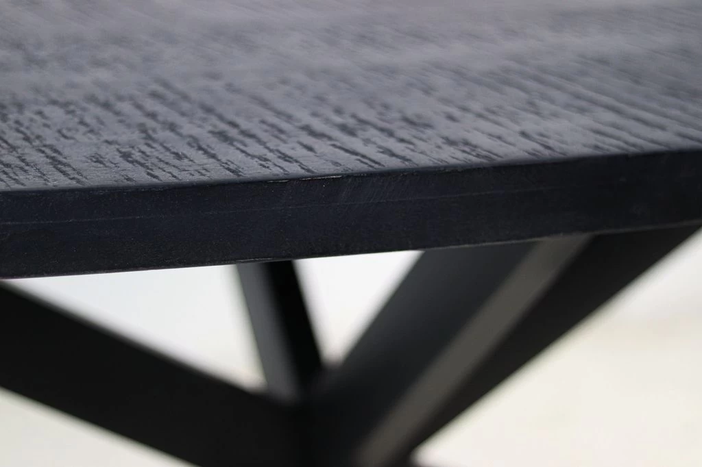 Ronde Eettafel Melbourne - Zwart - ø120x76 Cm 5 Ronde Eettafel Melbourne - Zwart - ø120x76 Cm - Afbeelding 3