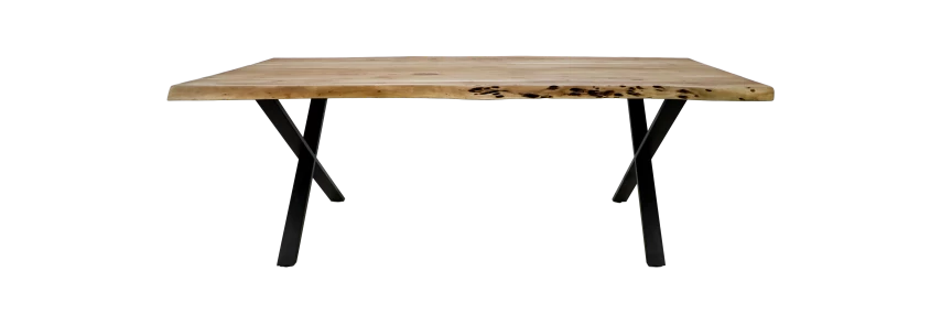 Eettafel SoHo - Acacia/ijzer - 175x90 Cm 3 Eettafel SoHo - Acacia/ijzer - 175x90 Cm