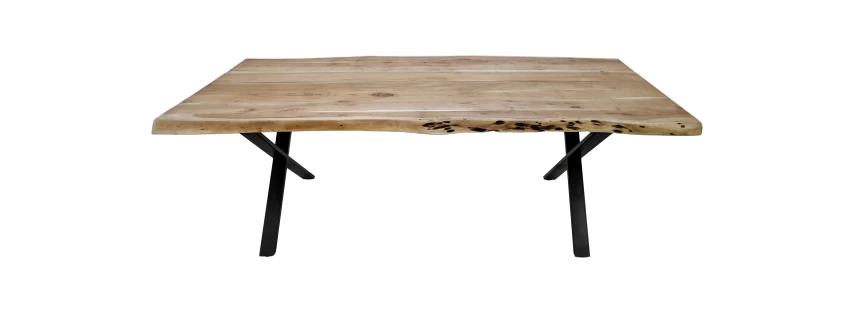 Eettafel SoHo - Acacia/ijzer - 175x90 Cm 4 Eettafel SoHo - Acacia/ijzer - 175x90 Cm - Afbeelding 2