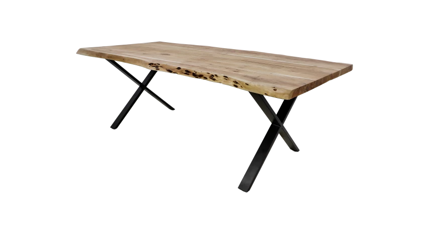 Eettafel SoHo - Acacia/ijzer - 175x90 Cm 5 Eettafel SoHo - Acacia/ijzer - 175x90 Cm - Afbeelding 3
