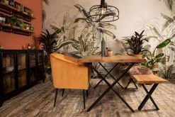 Eettafel SoHo - Acacia/ijzer - 175x90 Cm 11 Eettafel SoHo - Acacia/ijzer - 175x90 Cm -Meubelserie Winkel de kisten koning 108366 5