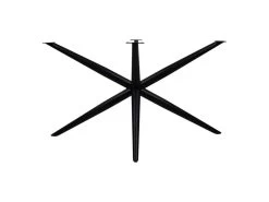 Onderstel Oakland - 3D-Model - Gepoedercoat Zwart - Ijzer - 130x90x72 Cm