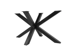 Onderstel Oakland - 3D-Model - Gepoedercoat Zwart - Metaal - 130x90x72 Cm